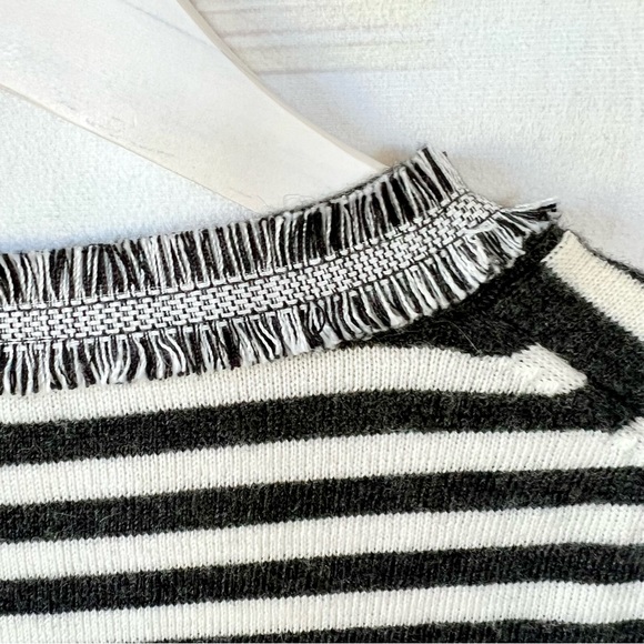 J.CREW Striped Harlow Cardigan Sweater 100% WOOL - Picture 10 of 12